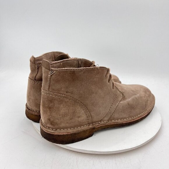 LL Bean Men Size 11 Medium Brown Tan Suede Lace Up Ankle Chukka Boot - Picture 5 of 14